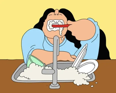 Should Our Housemate Stop Brushing Her Toothbrush at the Kitchen Basin?